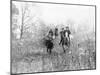 Group on Horseback During a Fox Hunt Photograph - Virginia-Lantern Press-Mounted Art Print