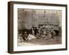 Group Photograph in the Hall of Columns, Karnak, Thebes, 1862-Francis Bedford-Framed Photographic Print