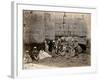 Group Photograph in the Hall of Columns, Karnak, Thebes, 1862-Francis Bedford-Framed Photographic Print