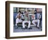 Group Playing at Sovereign Hill, West of Melbourne, Australia-Robert Francis-Framed Photographic Print