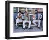 Group Playing at Sovereign Hill, West of Melbourne, Australia-Robert Francis-Framed Photographic Print