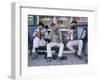 Group Playing at Sovereign Hill, West of Melbourne, Australia-Robert Francis-Framed Photographic Print