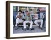 Group Playing at Sovereign Hill, West of Melbourne, Australia-Robert Francis-Framed Photographic Print