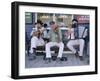 Group Playing at Sovereign Hill, West of Melbourne, Australia-Robert Francis-Framed Photographic Print