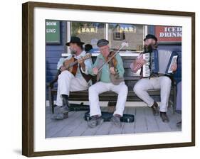 Group Playing at Sovereign Hill, West of Melbourne, Australia-Robert Francis-Framed Photographic Print