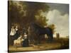 Group Portrait in a Landscape (An Open-Air Party)-Jacob Gerritsz Cuyp-Stretched Canvas