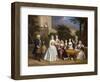 Group Portrait of a Family, in the Grounds of a Country House-Benjamin Ferrers-Framed Giclee Print