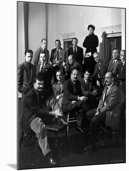 Group Portrait of American Abstract Expressionists, "The Irascibles"-Nina Leen-Mounted Premium Photographic Print