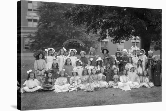 Group Portrait of Children from the Roman Catholic Orphan Asylum-William Davis Hassler-Stretched Canvas