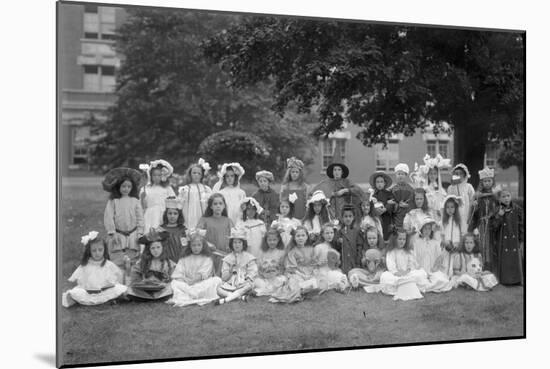 Group Portrait of Children from the Roman Catholic Orphan Asylum-William Davis Hassler-Mounted Photographic Print