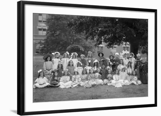 Group Portrait of Children from the Roman Catholic Orphan Asylum-William Davis Hassler-Framed Photographic Print