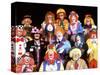 Group Portrait of Clowns-Bill Bachmann-Stretched Canvas