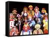 Group Portrait of Clowns-Bill Bachmann-Framed Stretched Canvas