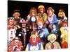Group Portrait of Clowns-Bill Bachmann-Stretched Canvas