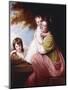 Group Portrait of Dorothy Stables and Her Daughters-George Romney-Mounted Giclee Print