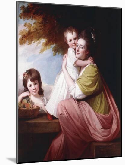 Group Portrait of Dorothy Stables and Her Daughters-George Romney-Mounted Giclee Print