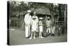 Group Portrait of Europeans and Locals, Sierra Leone, 20th Century-null-Stretched Canvas