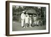 Group Portrait of Europeans and Locals, Sierra Leone, 20th Century-null-Framed Giclee Print