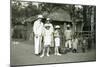 Group Portrait of Europeans and Locals, Sierra Leone, 20th Century-null-Mounted Giclee Print