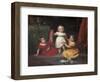 Group Portrait of John Scott, Later 3rd Earl of Eldon, and His Sisters Lady Selina Scott and Lady…-Eden Upton Eddis-Framed Giclee Print