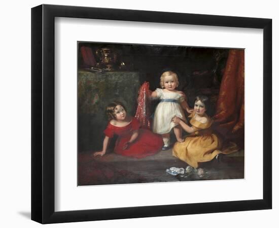 Group Portrait of John Scott, Later 3rd Earl of Eldon, and His Sisters Lady Selina Scott and Lady…-Eden Upton Eddis-Framed Giclee Print