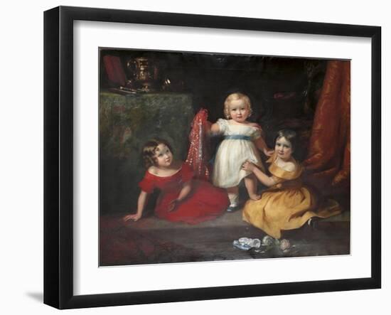 Group Portrait of John Scott, Later 3rd Earl of Eldon, and His Sisters Lady Selina Scott and Lady…-Eden Upton Eddis-Framed Giclee Print