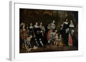 Group Portrait of Michiel De Ruyter and His Family-Juriaen Jacobsz-Framed Art Print