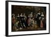 Group Portrait of Michiel De Ruyter and His Family-Juriaen Jacobsz-Framed Art Print