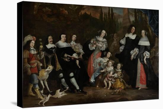 Group Portrait of Michiel De Ruyter and His Family-Juriaen Jacobsz-Stretched Canvas