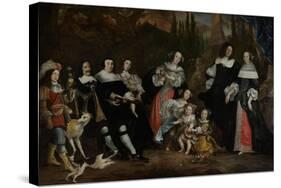 Group Portrait of Michiel De Ruyter and His Family-Juriaen Jacobsz-Stretched Canvas