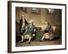 Group Portrait of Sergeant-At-Arms Bonfoy, His Son, and John Clementson, Sen-John Hamilton Mortimer-Framed Giclee Print