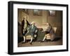 Group Portrait of Sergeant-At-Arms Bonfoy, His Son, and John Clementson, Sen-John Hamilton Mortimer-Framed Giclee Print