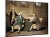 Group Portrait of Sergeant-At-Arms Bonfoy, His Son, and John Clementson, Sen-John Hamilton Mortimer-Mounted Giclee Print