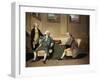 Group Portrait of Sergeant-at-Arms Bonfoy, His Son, and John Clementson-John Hamilton Mortimer-Framed Giclee Print