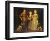 Group Portrait of the Children of King Charles I, Full Length-Sir Anthony Van Dyck-Framed Giclee Print