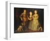 Group Portrait of the Children of King Charles I, Full Length-Sir Anthony Van Dyck-Framed Giclee Print