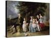 Group Portrait of the Colmore Family-Johann Zoffany-Stretched Canvas