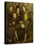Group Portrait of the Four Brothers of William I-Wybrand de Geest-Stretched Canvas