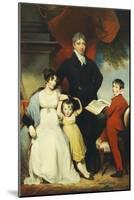 Group Portrait of the Hudson Family-William Owen-Mounted Giclee Print