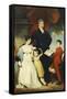 Group Portrait of the Hudson Family-William Owen-Framed Stretched Canvas