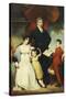 Group Portrait of the Hudson Family-William Owen-Stretched Canvas