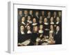 Group Portrait of the Mint Masters of Dordrecht-Samuel Dirksz van Hoogstraten-Framed Giclee Print