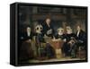 Group Portrait of the Regents and Regentesses of the Lepers Home of Amsterdam-Jan Adam Kruseman-Framed Stretched Canvas