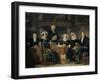 Group Portrait of the Regents and Regentesses of the Lepers Home of Amsterdam-Jan Adam Kruseman-Framed Art Print