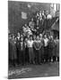 Group Portrait of Workers, Edgar Allens Steel Foundry, Sheffield, South Yorkshire, 1963-Michael Walters-Mounted Photographic Print