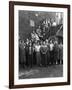 Group Portrait of Workers, Edgar Allens Steel Foundry, Sheffield, South Yorkshire, 1963-Michael Walters-Framed Photographic Print