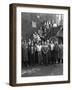 Group Portrait of Workers, Edgar Allens Steel Foundry, Sheffield, South Yorkshire, 1963-Michael Walters-Framed Photographic Print