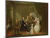 Group Portrait, Probably of the Raikes Family, c.1730-32-Gawen Hamilton-Mounted Giclee Print