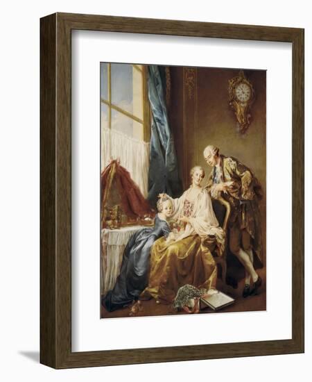 Group Portrait-Francois Hubert Drouais-Framed Art Print