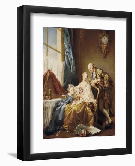 Group Portrait-Francois Hubert Drouais-Framed Art Print